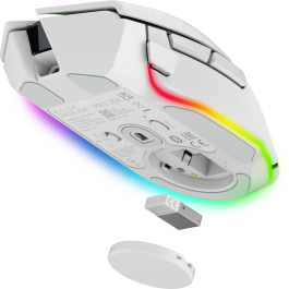 Raton Razer Basilisk V3 Pro 35K Blanco (RZ01-05240200-R3G1)