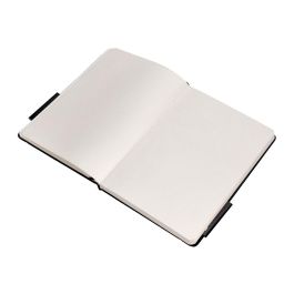 Cuaderno Con Gomilla Antartik Notes Tapa Dura A5 Hojas Puntos Negro 100 Hojas 80 gr Fsc