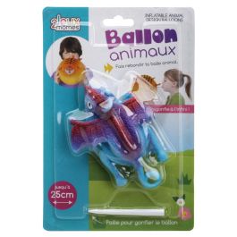 Jeux 2 momes Pelota Hinchable Animal Reutilizable 25 cm