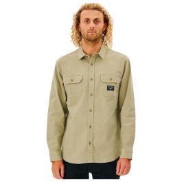 Camisa de Manga Larga Hombre Rip Curl Epic Beige (S)