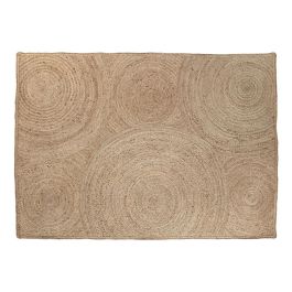 DKD Home Decor Alfombra Boho de Yute Natural Antideslizante 230 x 160 cm