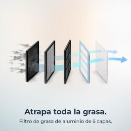 Cecotec Campana Convencional Integrable Bolero Flux TIR 908000 Blanco Cristal 90cm A++