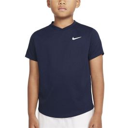 Camiseta de Manga Corta Infantil Nike CV7565-451 Azul marino Precio: 33.88999944. SKU: B12DH3DS5J