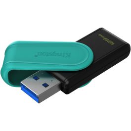 Kingston DTXS/128GB Pendrive 128GB DataTraveler Exodia S USB 3.2 Gen 1 Turquesa con Tapón Giratorio