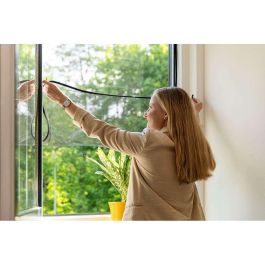 Schellenberg Mosquitera Easy Open 130x150cm Poliéster, Resistente UV y Polen, 70474