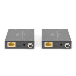 Digitus Kit Extensor HDMI 4K/60Hz 70m para Cat6/6a/7/8 - Transmisor/Receptor con HDMI 2.0 HDCP 2.2 Negro