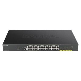 D-Link DGS-1250-28XMP/E Switch Smart Gestionado 28 Puertos Gigabit PoE, 10GbE SFP+, Montaje en Rack