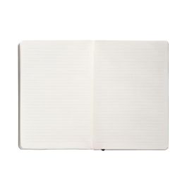 Cuaderno Con Gomilla Antartik Notes Tapa Blanda A5 Hojas Rayas Negro 80 Hojas 80 gr Fsc