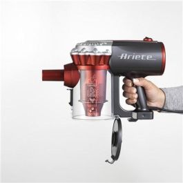 Ariete Aspirador Escoba con Cable 2 en 1, 600W, Tecnología Ciclónica, Depósito Extraíble, para Alfombras y Suelos Difíciles