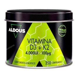 ALDOUS BIO Vitamina D3 + K2 250 Comprimidos ALDOUS BIO Vitamina D3 + K2 250 Comprimidos Precio: 26.4999999. SKU: B15LG8DXHX