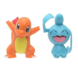 Pokemon 63227221 Figuras de Combate, Pack con 2 Figuras de 5 cm y 1 Figura de 8 cm Articuladas para +5 Años