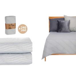 Colcha Cama Agua Gris 240X260Cm Giftdecor (4 Unidades) Precio: 109.69000053. SKU: B1BG983SQY
