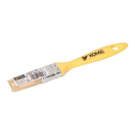 Koma Tools Paletina triple nº 12 mango amarillo 25 mm para todo tipo de pinturas, máxima cubrición, mango plástico