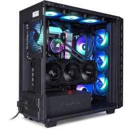 Sharkoon Rebel C80M RGB ATX Midi Tower Caja de PC Negra con Iluminación RGB