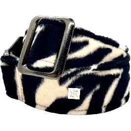 GETM Correa Guitarra Bajo Zebra Nailon Piel Terciopelo Ajustable 165cm