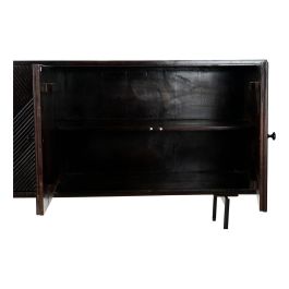 Buffet Moderno DKD Home Decor Marron Oscuro Negro 45 x 77.5 x 177 cm