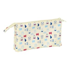 Safta Bolso Estuche Escolar Portatodo Miffy Buddy Reciclado Repelente al Agua con 3 Compartimentos 120x220x30 mm Safta Bolso Estuche Escolar Portatodo Miffy Buddy Reciclado Repelente al Agua con 3 Compartimentos 120x220x30 mm