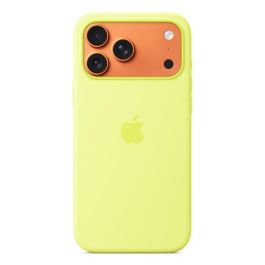 Apple iPhone 17 Pro Max Funda de Silicona con MagSafe Amarillo Neón MGFM4ZMA