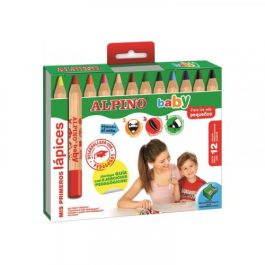 Alpino Estuche 12 Lápices de Colores para Bebés AL000177 - Mina Blanda, Sacapuntas y Guía Pedagógica Incluidos Precio: 16.50000044. SKU: S8400291