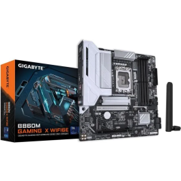 Gigabyte B860M GAMING X WIFI6E Placa Base Intel LGA 1851 Micro ATX, 4 DDR5, 256GB, HDMI+DP+USB4, 2.5GB Ethernet+WIFI6E+BT5.3