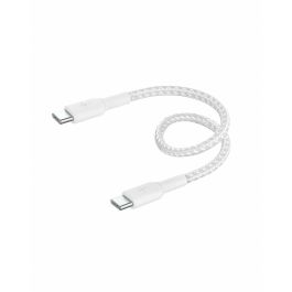 Belkin Cable USB-C a USB-C Trenzado, 0.15m, Blanco, Carga Rápida, USB 2.0 Precio: 11.79000042. SKU: B18F93DH3L