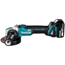 Makita DGA521ZX1 Amoladora Angular a Batería X-Lock 18V, Motor sin Escobillas, 8500 RPM, Disco 125mm