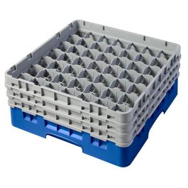 CAMBRO - 49S638-168 - Cesta de lavado 49 comp. 3 alturas - 6 cm Ø máx. - alt. máx. 17,6 cm - 50 x 50 x 22,5 cm - Azul Precio: 90.49999948. SKU: B17A5NGV9D