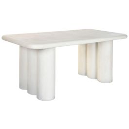 Mesa de Comedor Home ESPRIT Blanco Resina Madera MDF 180 x 90 x 76 cm Mesa de Comedor Home ESPRIT Blanco Resina Madera MDF 180 x 90 x 76 cm Precio: 453.49999948. SKU: B128ZVLEGC