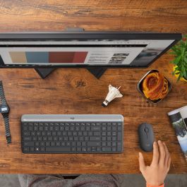 Logitech Combo Teclado y Ratón Inalámbrico Delgado