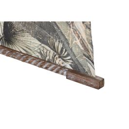 DKD Home Decor Lienzo Colonial Palmeras Verde Beige 180x138 cm (2 Uds.)