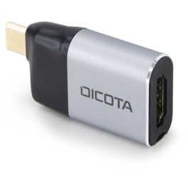 DICOTA Adaptador USB-C a HDMI Mini con Power Delivery (PD) 4K/100W Plata