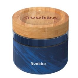 QUOKKA Recipiente de Comida de Cristal 820ml con Funda de Madera Deli Wood Grain para Almacenar Alimentos y Transporte Precio: 18.634. SKU: B1E7CZTS2P