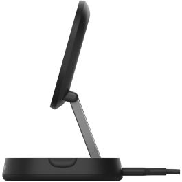 Belkin BOOST CHARGE PRO Qi2 15W - Cargador Magnético Inalámbrico Rápido para Smartphone, Negro con Adaptador AC y Cable USB-C