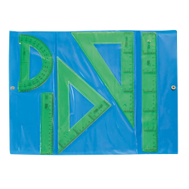 Safta Conjunto Dibujo Escolar Reglas Verdes para Niños a Partir de 3 Años