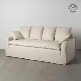 Sofá 4 Plazas Crema Tejido Salón 220 X 100 X 91 cm Precio: 2990.0068. SKU: B19FTPWPBX