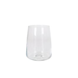 Lav Set 6 Vasos de Cristal Colección Terra 590 ml: Ideal para Agua o Refrescos, Diseño Moderno y Resistente para Uso Diario (8 Cajas)