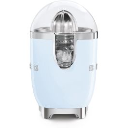 Smeg CJF11PBEU Exprimidor Zitruspresse Eléctrico 70W Azul Pastel Acero Inoxidable Filtro Pulpa Antigoteo