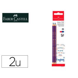 Lapices Bicolor Fino Faber Castell 2160-Rb Hexagonal Rojo-Azul Blister De 2 Unidades