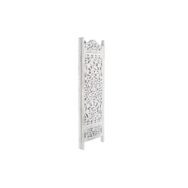 Biombo DKD Home Decor Blanco Madera de mango Madera MDF 150 x 2 x 180 cm