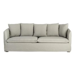 Sofá Verde Tejido Salón 215 X 92 X 78 cm