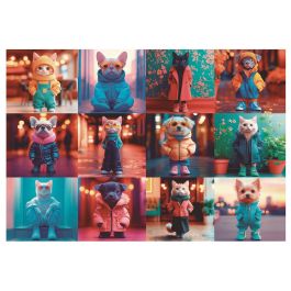 Educa Puzzle 200 Piezas Animales De Moda