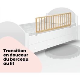 Safety 1st SAF3220660006236 Barandilla de cama madera natural 110 cm compatible con camas +160 cm eco-responsable FSC