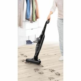 Bosch Aspirador Escoba y de Mano Recargable 20V Batería Li-ion Autonomía 40 min Cepillo AllFloor HighPower Filtro Lavable Negro