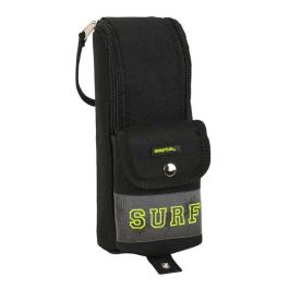 Estuche Escolar Safta Surf Negro (6 x 21 x 6 cm) Estuche Escolar Safta Surf Negro (6 x 21 x 6 cm)