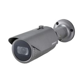 Hanwha Wisenet Cámara Bullet AHD 2MP Full HD 1080p Motorizada 3.2-10mm IR30 WDR IK10 IP66 12/24V