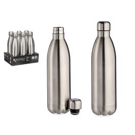 Termo Acero Botella 500Ml Kinvara 6X27CM (12 Unidades) Precio: 62.89999991. SKU: B15NVAGG6H