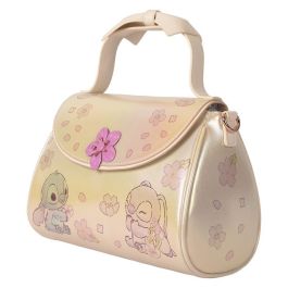 Loungefly Bolso Bandolera Disney Stitch con Lazo 3D - Piel Vegana Iridiscente