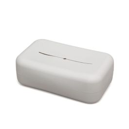 KioKids Porta Toallitas de Silicona Gris para Bebé +0 meses | Dispensador Organizador con Fácil Extracción de Toallitas | Colección Petits Moments