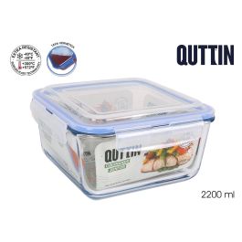 Fiambrera Cuadrada Herm Quttin 20x20 cm 2.2L (4 Unidades) Precio: 30.79000001. SKU: B13ZY46MVP