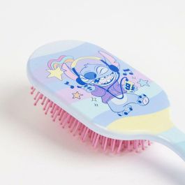 Cerdá Cepillo de Pelo Rectangular Infantil con Diseño de Stitch - Ideal para Niños +3 Años - Color Lila (10x20x0.1cm)